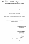 Митякова, Ольга Игоревна. Адаптивное управление малым предприятием: дис. кандидат экономических наук: 08.00.05 - Экономика и управление народным хозяйством: теория управления экономическими системами; макроэкономика; экономика, организация и управление предприятиями, отраслями, комплексами; управление инновациями; региональная экономика; логистика; экономика труда. Нижний Новгород. 1998. 179 с.