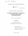 Кабанко, Михаил Владимирович. Алгебры операторов, связанные с интерполяционными пространствами: дис. кандидат физико-математических наук: 01.01.01 - Математический анализ. Курск. 2004. 97 с.