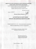 Литвинов, Михаил Юрьевич. Алгоритмы маскирующих преобразований видеоинформации: дис. кандидат технических наук: 05.13.01 - Системный анализ, управление и обработка информации (по отраслям). Санкт-Петербург. 2009. 122 с.