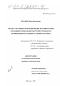 Образцов, Иван Дмитриевич. Анализ состояния, прогнозирование и рациональное управление социальной системой городского промышленного административного района: дис. кандидат технических наук: 05.13.10 - Управление в социальных и экономических системах. Воронеж. 2001. 198 с.