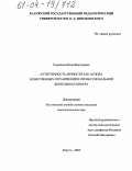 Сорокина, Юлия Викторовна. Аутентичность личности как основа нравственных ограничений в профессиональной деятельности врача: дис. кандидат психологических наук: 19.00.13 - Психология развития, акмеология. Калуга. 2004. 165 с.