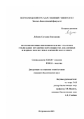 Лябзина, Светлана Николаевна. Беспозвоночные-некробионты и их участие в утилизации органического вещества в наземных и водных экосистемах Европейского Севера: дис. кандидат биологических наук: 03.00.08 - Зоология. Петрозаводск. 2003. 154 с.