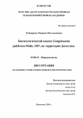 Зубаирова, Мадина Магомедовна. Биоэкологический анализ Gongylonema pulchrum Molin, 1857, на территории Дагестана: дис. кандидат биологических наук: 03.00.19 - Паразитология. Махачкала. 2006. 179 с.