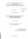 Титова, Ксения Владимировна. Биогеохимические процессы цикла серы в лимнических экосистемах юга Архангельской области: дис. кандидат наук: 25.00.36 - Геоэкология. Архангельск. 2015. 216 с.