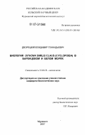 Дворецкий, Владимир Геннадьевич. Биология Oithona similis Claus (Cyclopoida) в Баренцевом и Белом морях: дис. кандидат биологических наук: 25.00.28 - Океанология. Мурманск. 2007. 174 с.