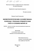 Макаров, Сергей Геннадьевич. Биоморфологические и хозяйственно-полезные признаки средне-русских пчел в условиях Марий Эл: дис. кандидат сельскохозяйственных наук: 06.02.04 - Частная зоотехния, технология производства продуктов животноводства. Йошкар-Ола. 1999. 141 с.