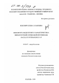 Ицкович, Елена Лазаревна. Биосинтез, выделение и характеристика внеклеточной сериновой протеиназы Bacillus intermedius 3-19: дис. кандидат биологических наук: 03.00.07 - Микробиология. Казань. 1999. 139 с.