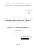 Каменских Сергей Владиславович. Буровые технологические жидкости для строительства скважин в условиях сероводородной агрессии на месторождениях Тимано-Печорской нефтегазоносной провинции: дис. доктор наук: 00.00.00 - Другие cпециальности. ООО «Научно-исследовательский институт природных газов и газовых технологий - Газпром ВНИИГАЗ». 2024. 327 с.