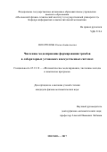 Погорелова, Елена Анатольевна. Численное моделирование формирования тромбов в лабораторных установках и искусственных системах: дис. кандидат наук: 05.13.18 - Математическое моделирование, численные методы и комплексы программ. Москва. 2017. 124 с.