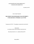 Кулик, Андрей Андреевич. Численное моделирование пульсирующего турбулентного течения газа в трубе: дис. кандидат технических наук: 01.04.14 - Теплофизика и теоретическая теплотехника. Москва. 2004. 129 с.