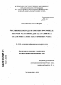 Халед Мохамед Али Эль Мораби. Численные методы в прямых и обратных задачах рассеяния для заглубленных объектов в слоистых упругих средах: дис. кандидат физико-математических наук: 01.02.04 - Механика деформируемого твердого тела. Ростов-на-Дону. 2012. 141 с.