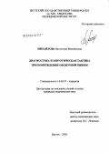 Михайлова, Валентина Михайловна. Диагностика и хирургическая тактика при повреждении ободочной кишки: дис. кандидат медицинских наук: 14.00.27 - Хирургия. Якутск. 2005. 130 с.