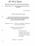 Руденко, Александра Сергеевна. Диагностика выходных параметров процесса резания в автоматизированном производстве на основе нелинейной динамики: дис. кандидат технических наук: 05.03.01 - Технологии и оборудование механической и физико-технической обработки. Комсомольск-на-Амуре. 2004. 151 с.