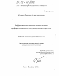 Саломэ, Евгения Александровна. Дифференциально-психологические аспекты профориентационного консультирования подростков: дис. кандидат психологических наук: 19.00.13 - Психология развития, акмеология. Санкт-Петербург. 2005. 165 с.