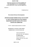 Бронникова, Наталья Александровна. Дифференциация элементарных излучателей по типу и ориентации пространственно-модуляционным методом в кристаллах кубической симметрии: дис. кандидат физико-математических наук: 01.04.07 - Физика конденсированного состояния. Иркутск. 2007. 89 с.