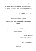 Панфилов, Дмитрий Игоревич. Динамика гибких связей переменной длины: дис. кандидат наук: 01.02.04 - Механика деформируемого твердого тела. Москва. 2017. 121 с.