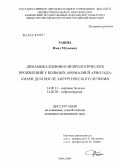 Рашид, Имад Мухаммед. Динамика клинико-неврологических проявлений у больных с аномалией Арнольда - Киари до и после хирургического лечения: дис. кандидат медицинских наук: 14.00.13 - Нервные болезни. Уфа. 2004. 157 с.