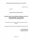 Новоселова, Елена Николаевна. Динамика норм и ценностей брачно-семейных отношений в России (конец XIX - начало XXI века): социологический анализ фольклора: дис. кандидат социологических наук: 22.00.04 - Социальная структура, социальные институты и процессы. Москва. 2008. 170 с.