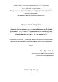 Федорова Анастасия Сергеевна. Дискурс сохранения культурных ценностей через ключевые архетипы в изобразительном искусстве Приморья 60-х годов XXв.- начала XXIв.: дис. кандидат наук: 24.00.01 - Теория и история культуры. ФГАОУ ВО «Дальневосточный федеральный университет». 2021. 194 с.