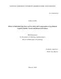 Галло Федерико. Effects of individual experience on prevention and compensation of age-related cognitive decline: neural and behavioral evidence: дис. кандидат наук: 19.00.02 - Психофизиология. ФГАОУ ВО «Национальный исследовательский университет «Высшая школа экономики». 2022. 71 с.