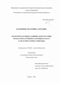 Надежкина Екатерина Сергеевна. Экологическая оценка влияния антистрессовых препаратов в агроценозах зерновых культур в лесостепи Среднего Поволжья: дис. кандидат наук: 03.02.08 - Экология (по отраслям). ФГБОУ ВО «Владимирский государственный университет имени Александра Григорьевича и Николая Григорьевича Столетовых». 2016. 169 с.