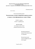 Колосов, Руслан Вячеславович. Экологические условия и микробные процессы цикла углерода в стратифицированных озерах Сибири: дис. кандидат биологических наук: 03.02.08 - Экология (по отраслям). Улан-Удэ. 2013. 122 с.