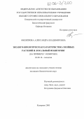 Филиппова, Александра Владимировна. Эколого-биологическая характеристика хвойных растений и локальный мониторинг: На примере г. Кемерово: дис. кандидат биологических наук: 03.00.16 - Экология. Кемерово. 2005. 168 с.