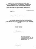 Гаджиева, Элеонора Магомедаминовна. Эколого-фаунистическая характеристика жужелиц (Coleoptera, Carabidae) Дагестана, летящих на свет: дис. кандидат биологических наук: 03.00.08 - Зоология. Махачкала. 2009. 127 с.