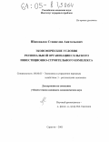 Шаповалов, Станислав Анатольевич. Экономические условия региональной организации сельского инвестиционно-строительного комплекса: дис. кандидат экономических наук: 08.00.05 - Экономика и управление народным хозяйством: теория управления экономическими системами; макроэкономика; экономика, организация и управление предприятиями, отраслями, комплексами; управление инновациями; региональная экономика; логистика; экономика труда. Саратов. 2005. 181 с.