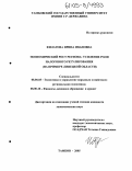 Филатова, Ирина Ивановна. Экономический рост региона: усиление роли налогового регулирования: На примере Липецкой области: дис. кандидат экономических наук: 08.00.05 - Экономика и управление народным хозяйством: теория управления экономическими системами; макроэкономика; экономика, организация и управление предприятиями, отраслями, комплексами; управление инновациями; региональная экономика; логистика; экономика труда. Тамбов. 2005. 157 с.