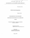 Лукина, Наталия Владимировна. Экономическое обоснование конкурентоспособности сахалинских углей: дис. кандидат экономических наук: 08.00.05 - Экономика и управление народным хозяйством: теория управления экономическими системами; макроэкономика; экономика, организация и управление предприятиями, отраслями, комплексами; управление инновациями; региональная экономика; логистика; экономика труда. Москва. 1998. 159 с.