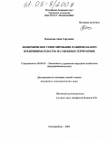 Копысова, Анна Сергеевна. Экономическое стимулирование развития малого предпринимательства на сырьевых территориях: дис. кандидат экономических наук: 08.00.05 - Экономика и управление народным хозяйством: теория управления экономическими системами; макроэкономика; экономика, организация и управление предприятиями, отраслями, комплексами; управление инновациями; региональная экономика; логистика; экономика труда. Екатеринбург. 2005. 218 с.