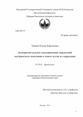 Танаева, Ксения Кирилловна. Экспериментальное моделирование нарушений материнского поведения и поиск путей их коррекции: дис. кандидат биологических наук: 03.03.01 - Физиология. Москва. 2013. 254 с.