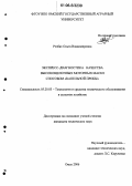 Розбах, Ольга Владимировна. Экспресс-диагностика качества высокощелочных моторных масел способом "капельной пробы": дис. кандидат технических наук: 05.20.03 - Технологии и средства технического обслуживания в сельском хозяйстве. Омск. 2006. 137 с.