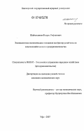 Шайхетдинов, Фларис Рифкатович. Эквивалентные экономические отношения как фактор устойчивости сельскохозяйственного предпринимательства: дис. кандидат экономических наук: 08.00.05 - Экономика и управление народным хозяйством: теория управления экономическими системами; макроэкономика; экономика, организация и управление предприятиями, отраслями, комплексами; управление инновациями; региональная экономика; логистика; экономика труда. Уфа. 2007. 174 с.