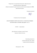 Ульянкина Анна Александровна. Электрохимический синтез фото- и электроактивных материалов на основе оксидов Ti, Zn, Cu: дис. кандидат наук: 02.00.05 - Электрохимия. ФГБОУ ВО «Кубанский государственный университет». 2020. 173 с.