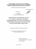 Глызина, Татьяна Святославовна. Электрохимическое поведение висмута на ртутных и графитовых электродах, модифицированных золотом и платиной, и его определение методами вольтамперометрии в золоторудном минеральном сырье: дис. кандидат химических наук: 02.00.02 - Аналитическая химия. Томск. 2009. 124 с.