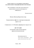 Мохамед Монтасер Фекри Абдельзахер. Электромагнитные эффекты в структурно-неоднородных упругих телах: дис. кандидат наук: 00.00.00 - Другие cпециальности. ФГАОУ ВО «Московский физико-технический институт (национальный исследовательский университет)». 2022. 141 с.