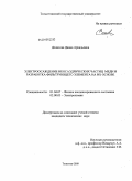 Денисова, Диана Аркадьевна. Электроосаждение икосаэдрических частиц меди и разработка фильтрующего элемента на их основе: дис. кандидат технических наук: 01.04.07 - Физика конденсированного состояния. Самара. 2009. 148 с.