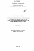 Кононов, Александр Васильевич. Эмиссия углекислого газа мерзлотными почвами лиственничных лесов Центральной Якутии в зависимости от гидротермических условий: дис. кандидат биологических наук: 03.00.16 - Экология. Якутск. 2006. 146 с.