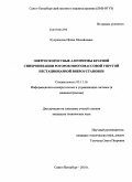 Кудрявцева, Ирина Михайловна. Энергоскоростные алгоритмы кратной синхронизации роторов многомассовой упругой нестационарной виброустановки: дис. кандидат технических наук: 05.11.16 - Информационно-измерительные и управляющие системы (по отраслям). Санкт-Петербург. 2010. 211 с.