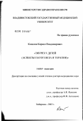 Косилов, Кирилл Владимирович. Энурез у детей (аспекты патогенеза и терапии): дис. доктор медицинских наук: 14.00.09 - Педиатрия. Хабаровск. 2003. 435 с.