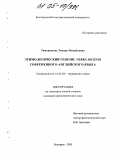 Тимошилова, Тамара Михайловна. Этимологический генезис verba dicendi современного английского языка: дис. кандидат филологических наук: 10.02.04 - Германские языки. Белгород. 2005. 203 с.