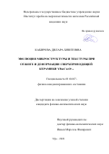 Кабирова Дилара Бязитовна. Эволюция микроструктуры и текстуры при отжиге и деформации сверхпроводящей керамики YBa2Cu3O7-x: дис. кандидат наук: 01.04.07 - Физика конденсированного состояния. ФГБУН Институт проблем сверхпластичности металлов. 2020. 190 с.