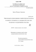 Гусева, Татьяна Сергеевна. Эволюция возмущения сферической формы газового пузырька в жидкости при его сильном расширении-сжатии: дис. кандидат физико-математических наук: 01.02.05 - Механика жидкости, газа и плазмы. Тюмень. 2006. 151 с.