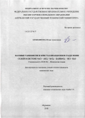 Безымянова, Юлия Алексеевна. Фазовые равновесия и кристаллизационное разделение солей в системе NaCl - AlCl3 - SrCl2 - Zr(Hf)OCl2 - HCl - H2O: дис. кандидат химических наук: 02.00.04 - Физическая химия. Мурманск. 2010. 148 с.