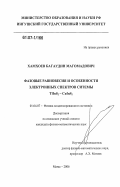 Хамхоев, Багаудин Магомадович. Фазовые равновесия и особенности электронных спектров системы T1InS2-CuInS2: дис. кандидат физико-математических наук: 01.04.07 - Физика конденсированного состояния. Магас. 2006. 191 с.