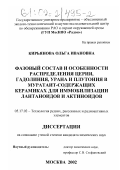 Кирьянова, Ольга Ивановна. Фазовый состав и особенности распределения церия, гадолиния, урана и плутония в муратаит-содержащих керамиках для иммобилизации лантаноидов и актиноидов: дис. кандидат химических наук: 05.17.02 - Технология редких, рассеянных и радиоактивных элементов. Москва. 2002. 177 с.