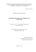 Григорьев Сергей Леонидович. Феномен экранности в универсуме культуры: дис. доктор наук: 00.00.00 - Другие cпециальности. ГАОУ ВО ГМ «Московский городской педагогический университет». 2024. 355 с.