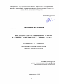 Эдилсултанова Ляля Ахмедовна. Финансирование стратегического развития российских компаний нефтегазового сектора: дис. кандидат наук: 00.00.00 - Другие cпециальности. ФГБОУ ВО «Северо-Осетинский государственный университет имени Коста Левановича Хетагурова». 2022. 234 с.